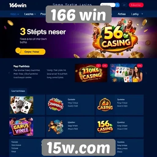 Acessibilidade do site 166 win para novos jogadores
